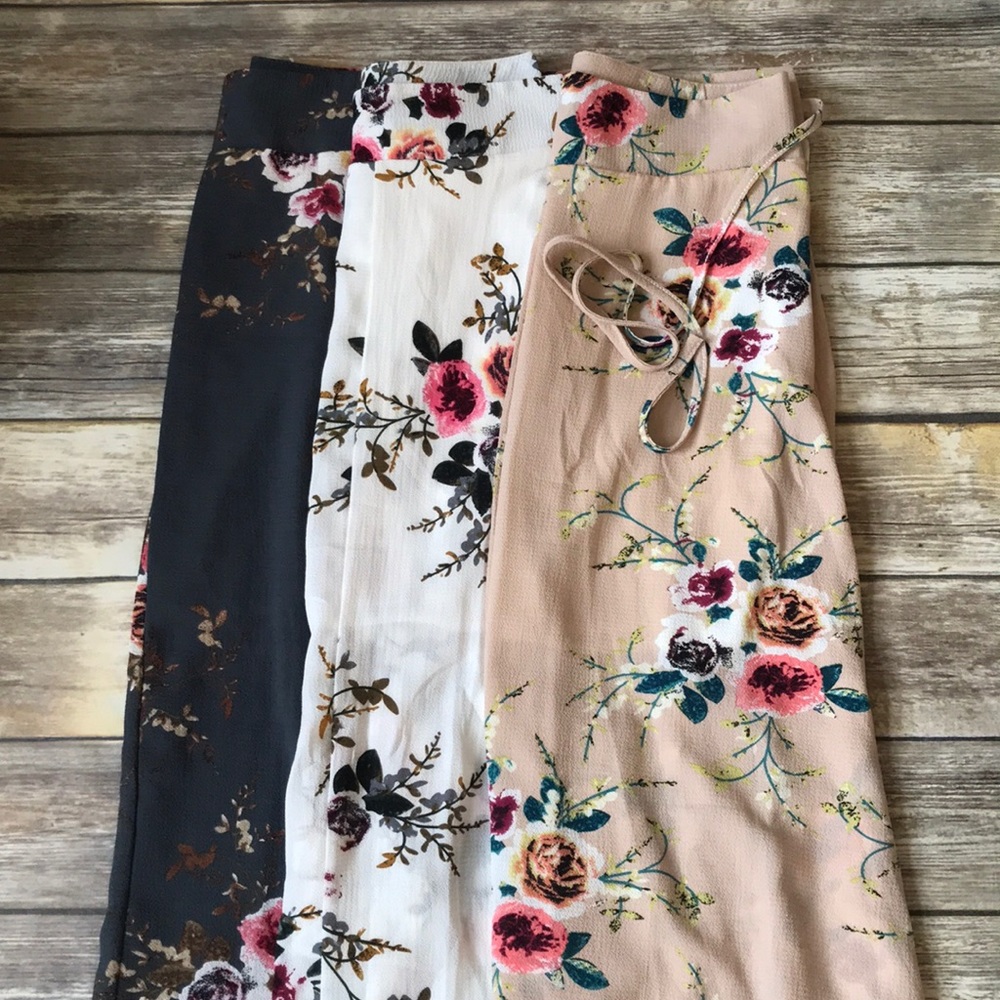 FLORAL WRAP SKIRT BUNDLE